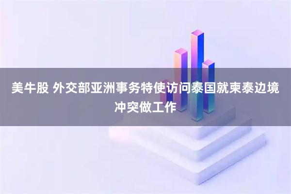 美牛股 外交部亚洲事务特使访问泰国就柬泰边境冲突做工作