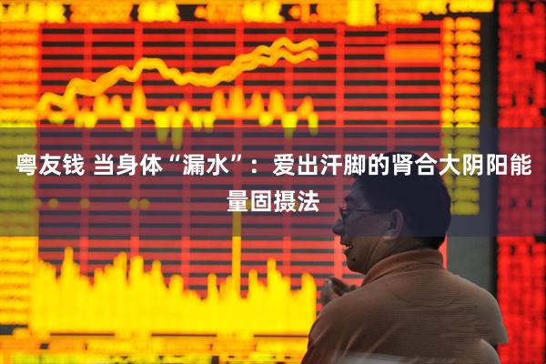粤友钱 当身体“漏水”：爱出汗脚的肾合大阴阳能量固摄法